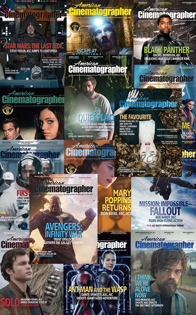 [ascmag] Подшивка журналов American Cinematographer Magazine, January 2007 - March 2019