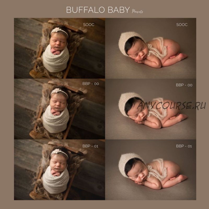 [Buffalobabyphotography] Пресеты для Новорожденных Buffalo Baby Presets Lightroom