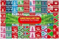 [Сreativefabrica] Christmas Seamless Knitting Patterns (pixaroma)