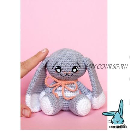 Милый серый зайчик / Cute Grey Bunny (Blue Rabbit Toys)