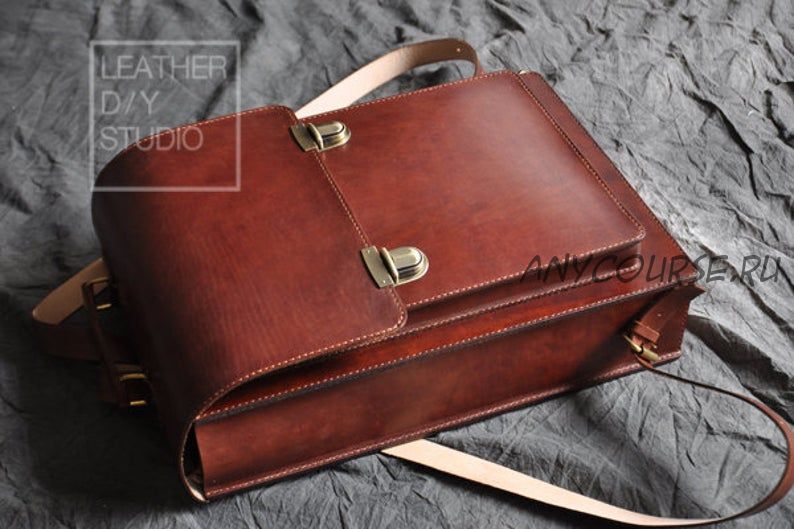 [LeatherDIYStudio] Рюкзак из кожи. Модель «Cambridge bag»