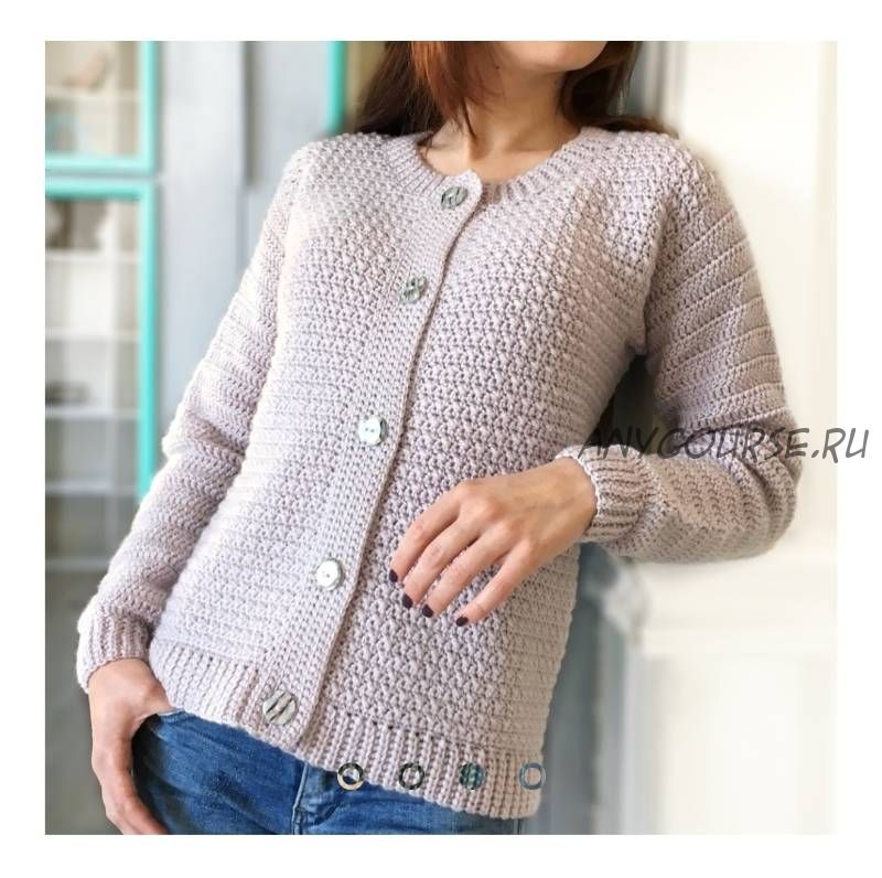 [lily_knitting] Кардиган «Basic» (Лилия Коробейникова)