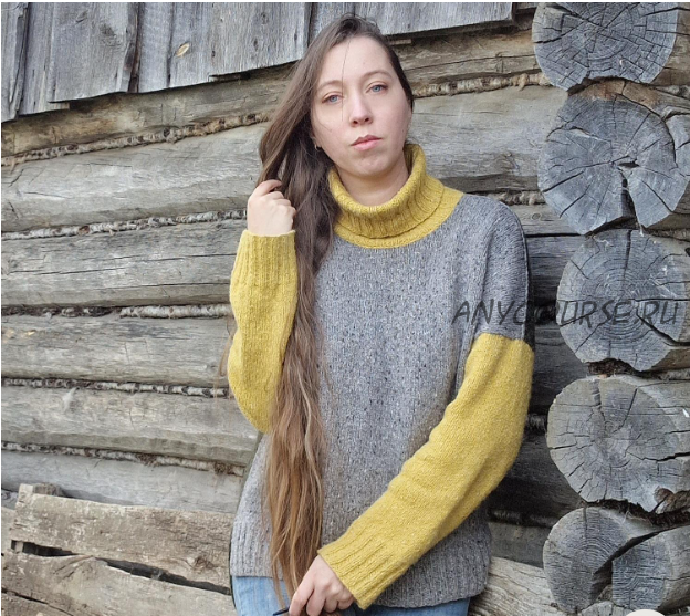 [margo_knit_cat] Свитер Easy Sweater (Маргарита Кошелева)