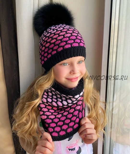 [maroshka_knits] Шапка и снуд Соты (Марина Станкеева)