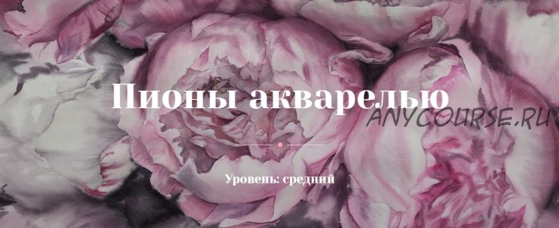 [mioxa] Пионы акварелью (Оксана Митрофанова)