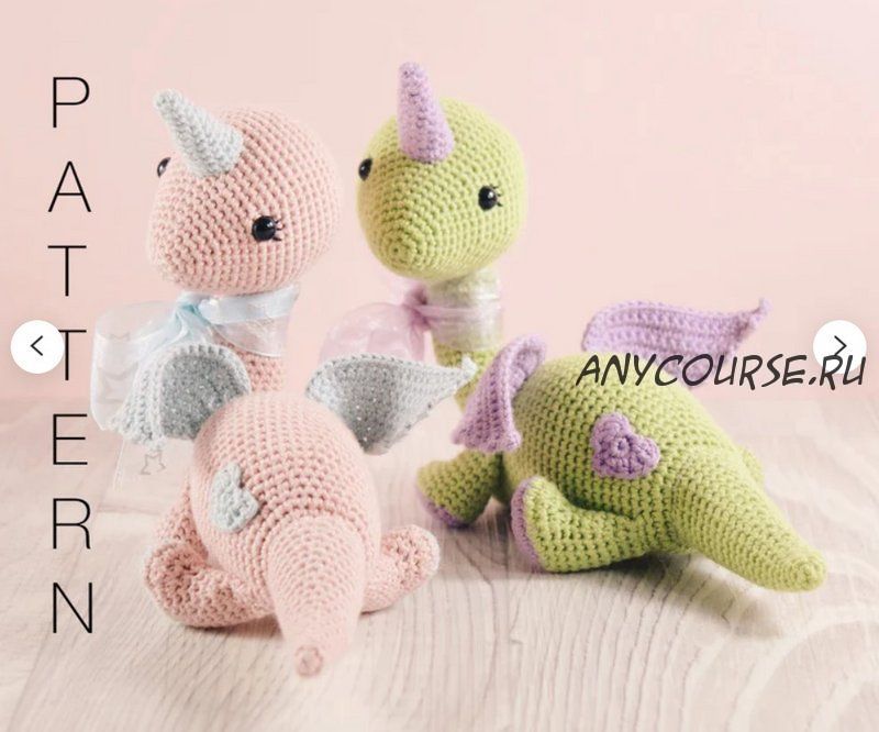 [TheLittleHookCrochet] Daisy the dinocorn / Динозаврик Дэйзи