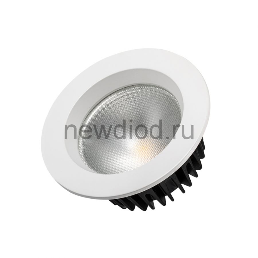 Светодиодный светильник LTD-105WH-FROST-9W Warm White 110deg (IP44 Металл, 3 года) Arlight