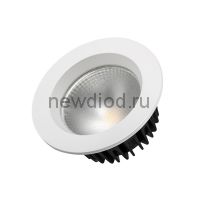 Светодиодный светильник LTD-105WH-FROST-9W Warm White 110deg (IP44 Металл, 3 года) Arlight