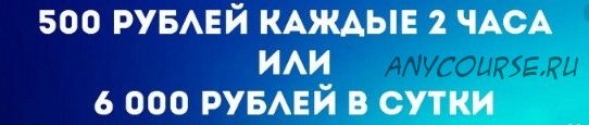 500 рублей каждые 2 часа или 6 000 рублей в сутки