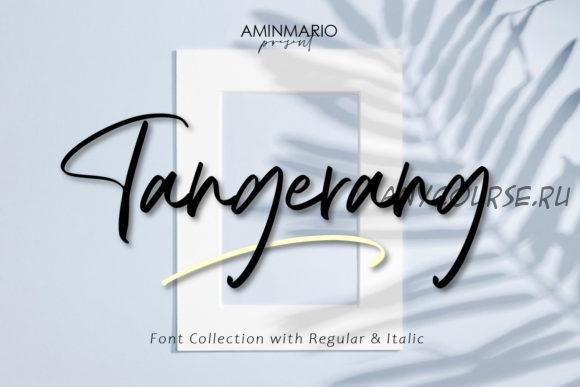 [Creativefabrica] Tangerang Font (aminmario)