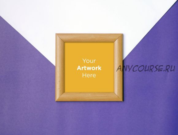 [Creativefabrica] Wooden Frame Mockup with Color Paper - 23140050 (shahsoft)