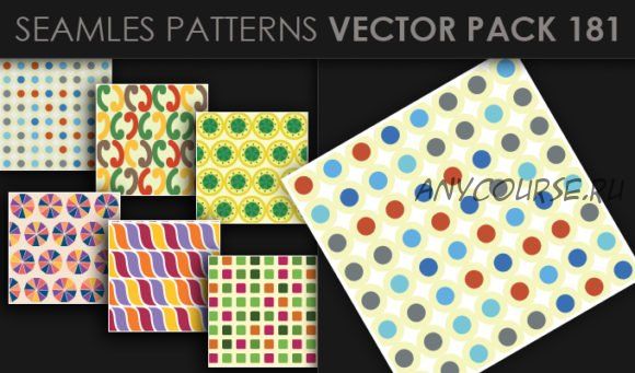 [designious] Seamless Patterns vector pack 181