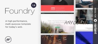 [themeforest] Foundry - многоцелевой HTML + Page Builder