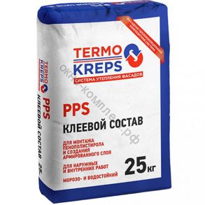 Штукатурно-клеевая смесь TERMOKREPS PPS для пенополистирола 25 кг, шт код:246176