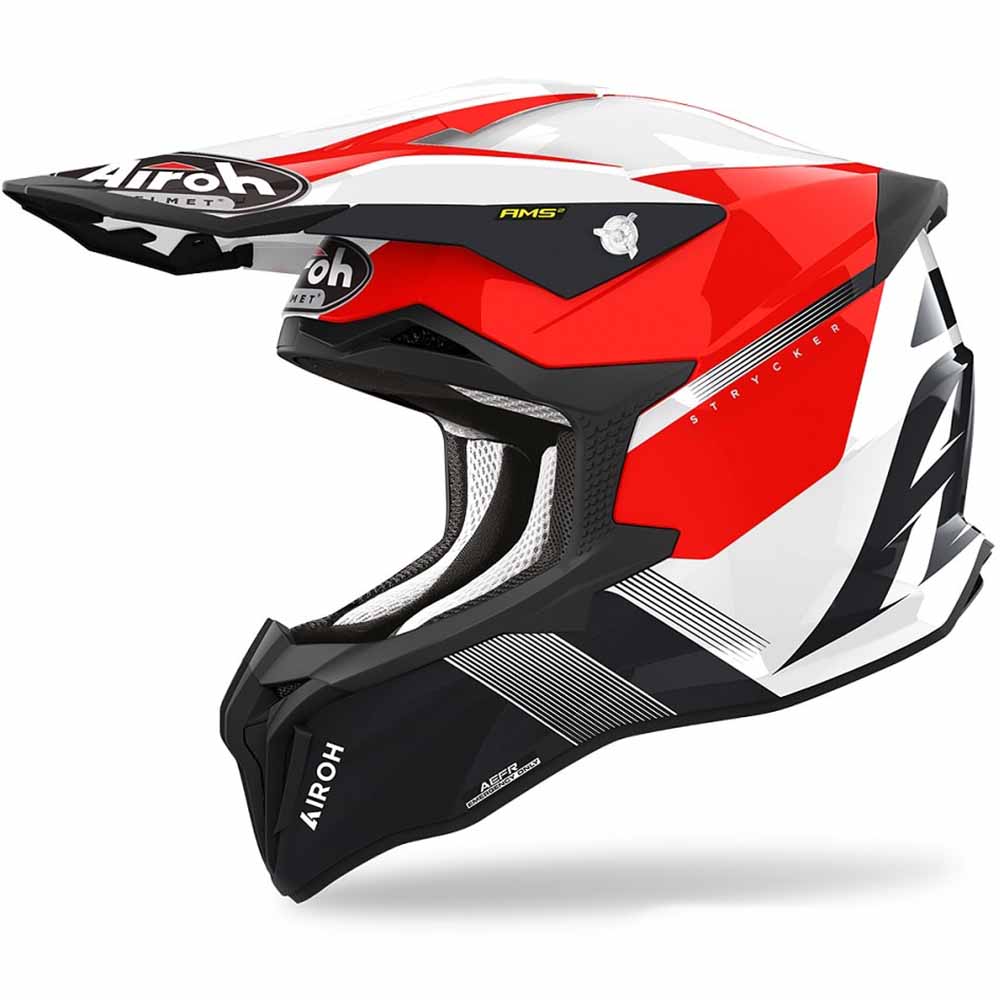 Airoh Strycker Blazer Red Gloss шлем для мотокросса и эндуро
