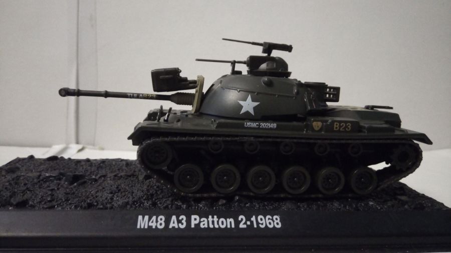 Американский танк M48 A3 Patton 2  1968 года (1/72)