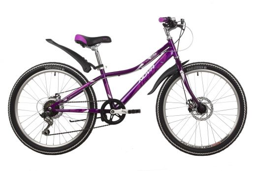 Велосипед Novatrack Alice 6.D 24 пурпурный