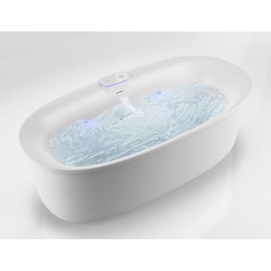 Овальная гидромассажная ванна Jacuzzi Arga с хромотерапией и сенсорным управлением 175x80x60 ФОТО