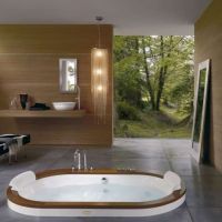 Гидромассажная ванна Jacuzzi Opalia Wood встраиваемая с 6 форсунками и 2 подголовниками 190x110 схема 6
