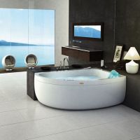 Гидромассажная асимметричная ванна Jacuzzi Aquasoul Offset 150х100 схема 5