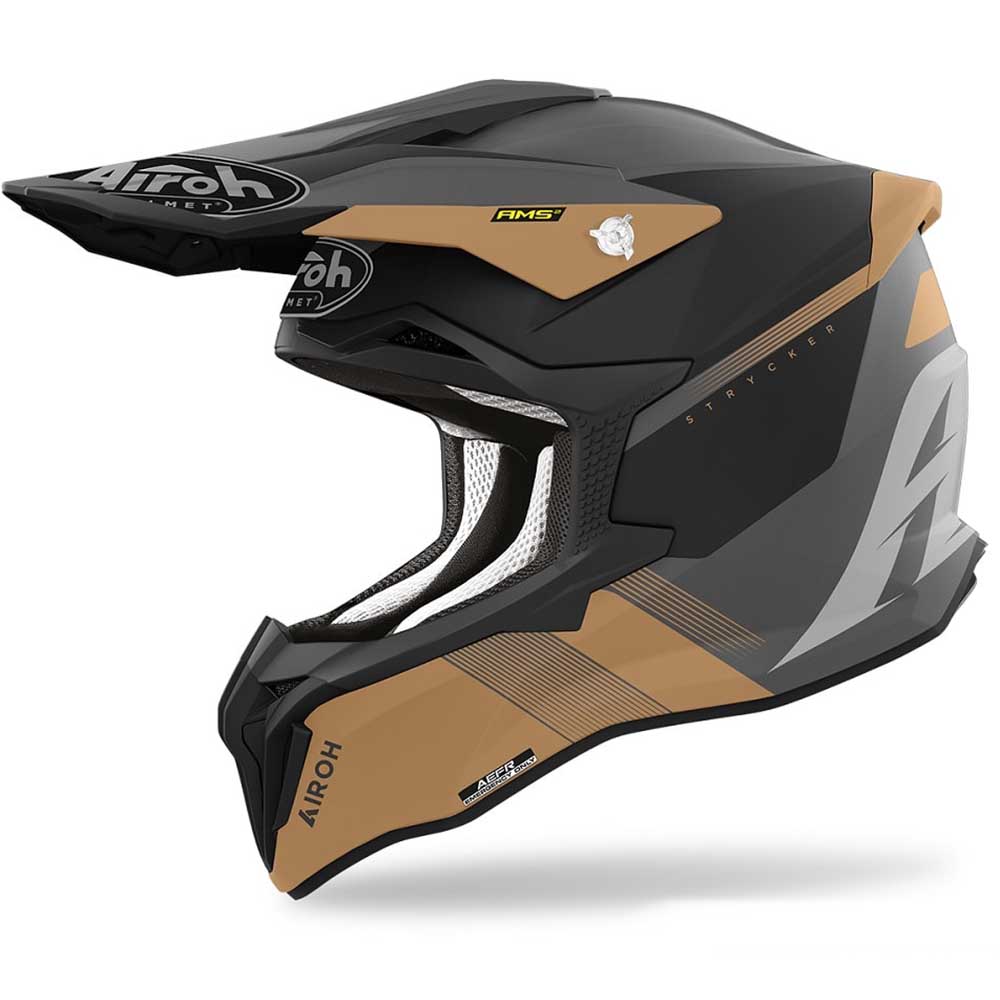 Airoh Strycker Blazer Gold Matt шлем для мотокросса и эндуро