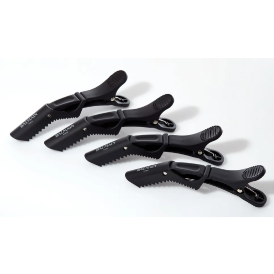 Balmain Hair Couture Зажимы для волос зубчатые 4 шт Clips Long Hair 4 pcs