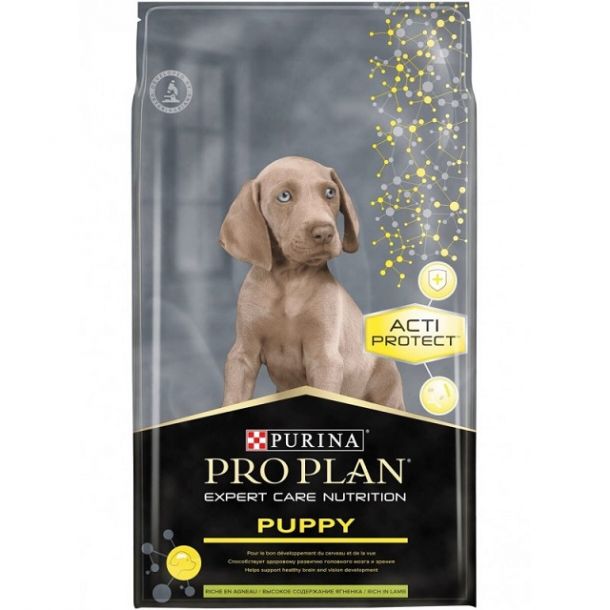 Сухой корм для щенков средних пород Pro Plan Acti-Protect puppy с ягненком