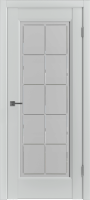 Дверь ПО EMALEX 1 STEEL CRYSTAL CLOUD, серый