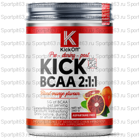 BCAA 2:1:1 от KickOff Nutrition вк. красный апельсин