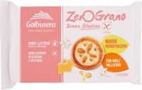 Печенье песочное без глютена с мёдом Galbusera 220 г, ZeroGrano Biscotto 220 g