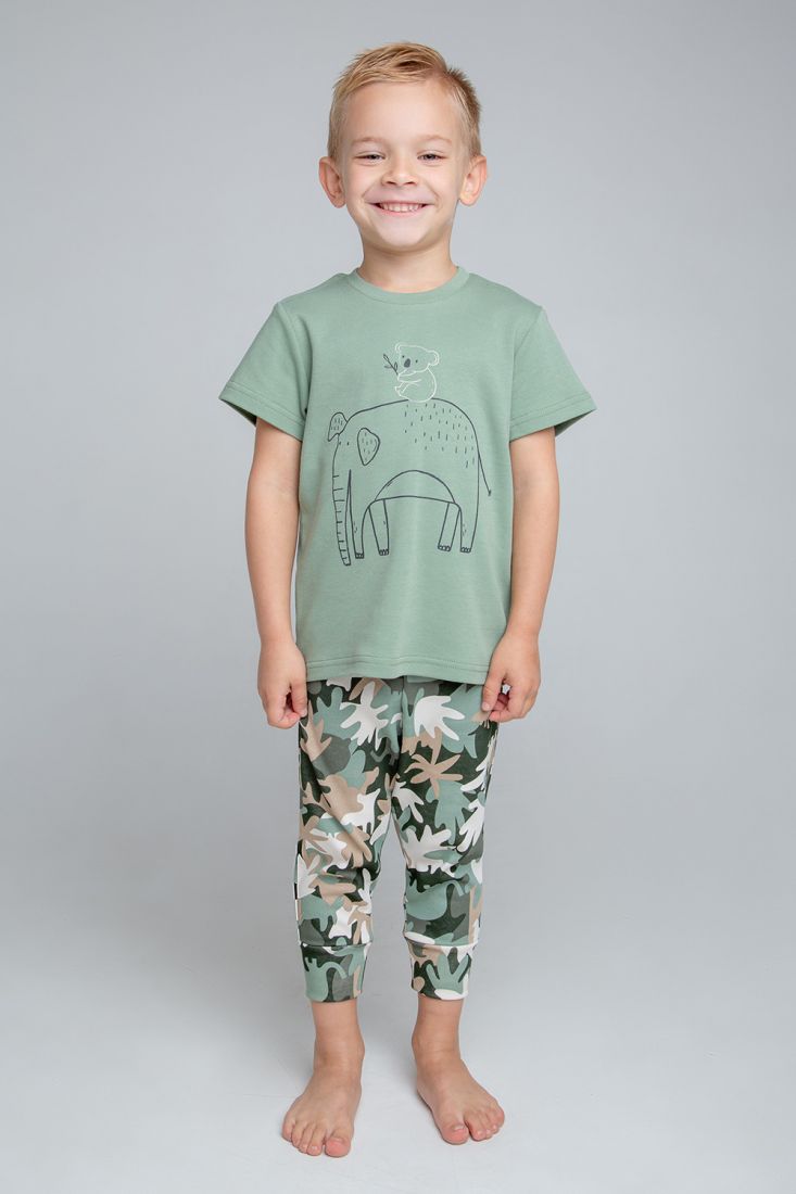 Пижама для мальчика Тропический камуфляж