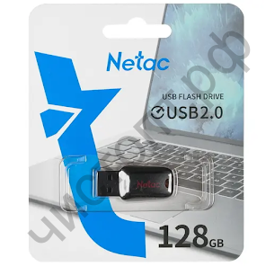 флэш-карта USB Netac 128GB U197 mini чёрный/красный