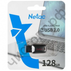 флэш-карта USB Netac 128GB U197 mini чёрный/красный