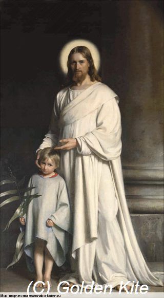 Набор для вышивания "2317 Christ Blessing the Little Child"