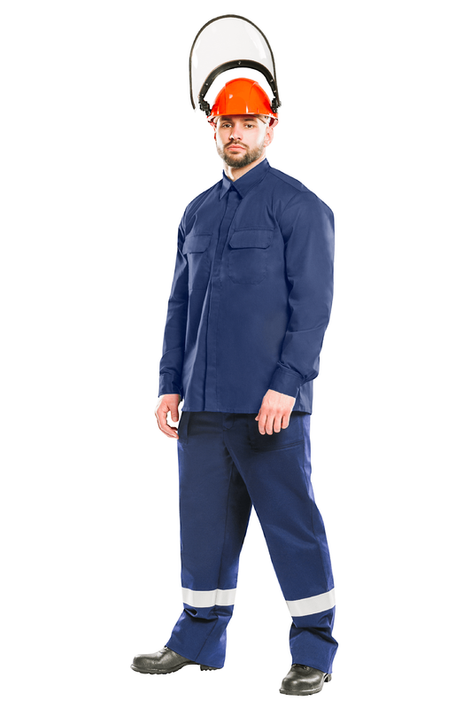 Куртка - рубашка из огнезащитной ткани WORKER (13 кал/см2) (Рт 640 W-2)