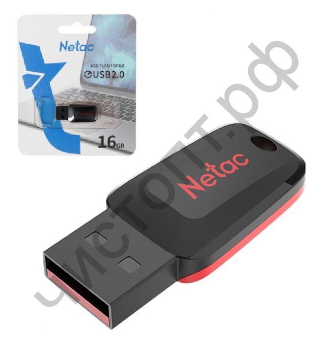 флэш-карта Netac 16GB U197 mini  чёрный