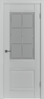 Дверь ПО EMALEX С2 STEEL CRYSTAL CLOUD, серый