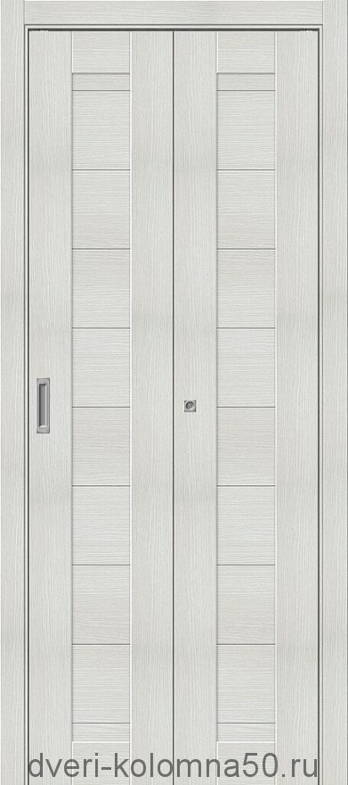 Складная дверь Браво-21 Bianco Veralinga