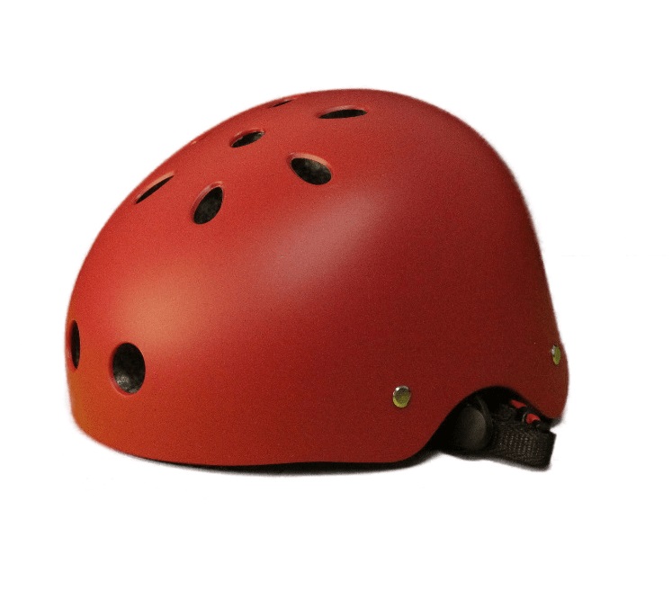 Шлем для трюкового самоката Simple L Красный фирма Shkura Prod