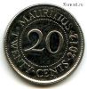 Маврикий 20 центов 2012
