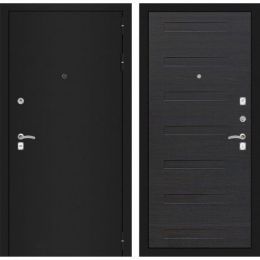 Дверь Входная Лабиринт CLASSIC шагрень черная 14 Эковенге, металлическая