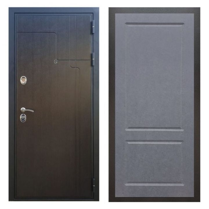 Дверь входная металлическая Армада Х246 Венге ФЛ-117 Штукатурка Графит