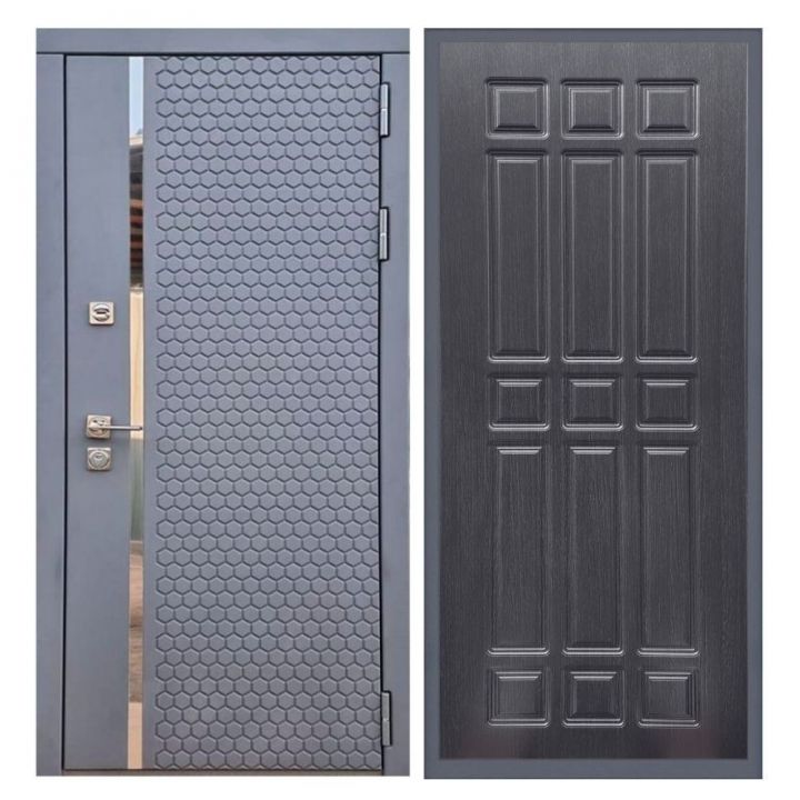 Дверь входная металлическая Лекс Х24 Силк Титан ФЛ-33 Венге