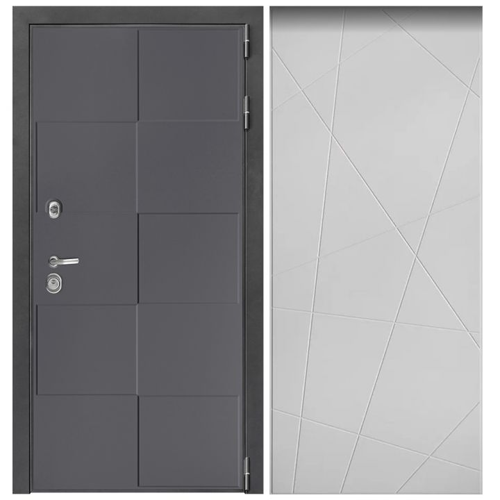 Металлическая Входная Дверь Дверной континент ДК-3/панель 606 Лофт капучино