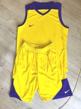 Форма баскетбольная детская Nike LAKERS edition желтая