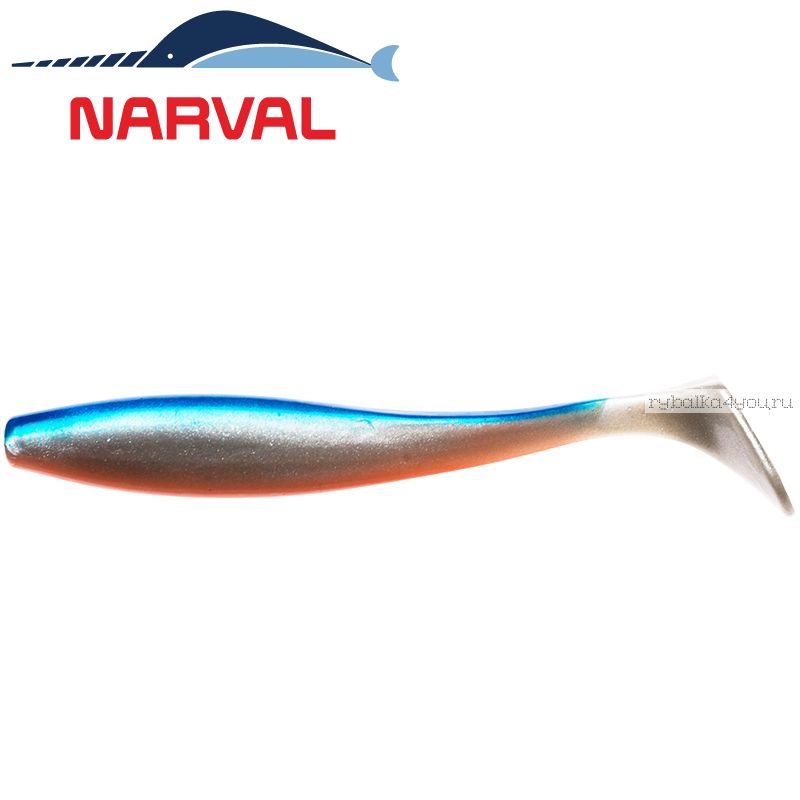 Мягкие приманки Narval Choppy Tail 160 мм / 3 шт. в уп / цвет: 001-Blue Back Shiner