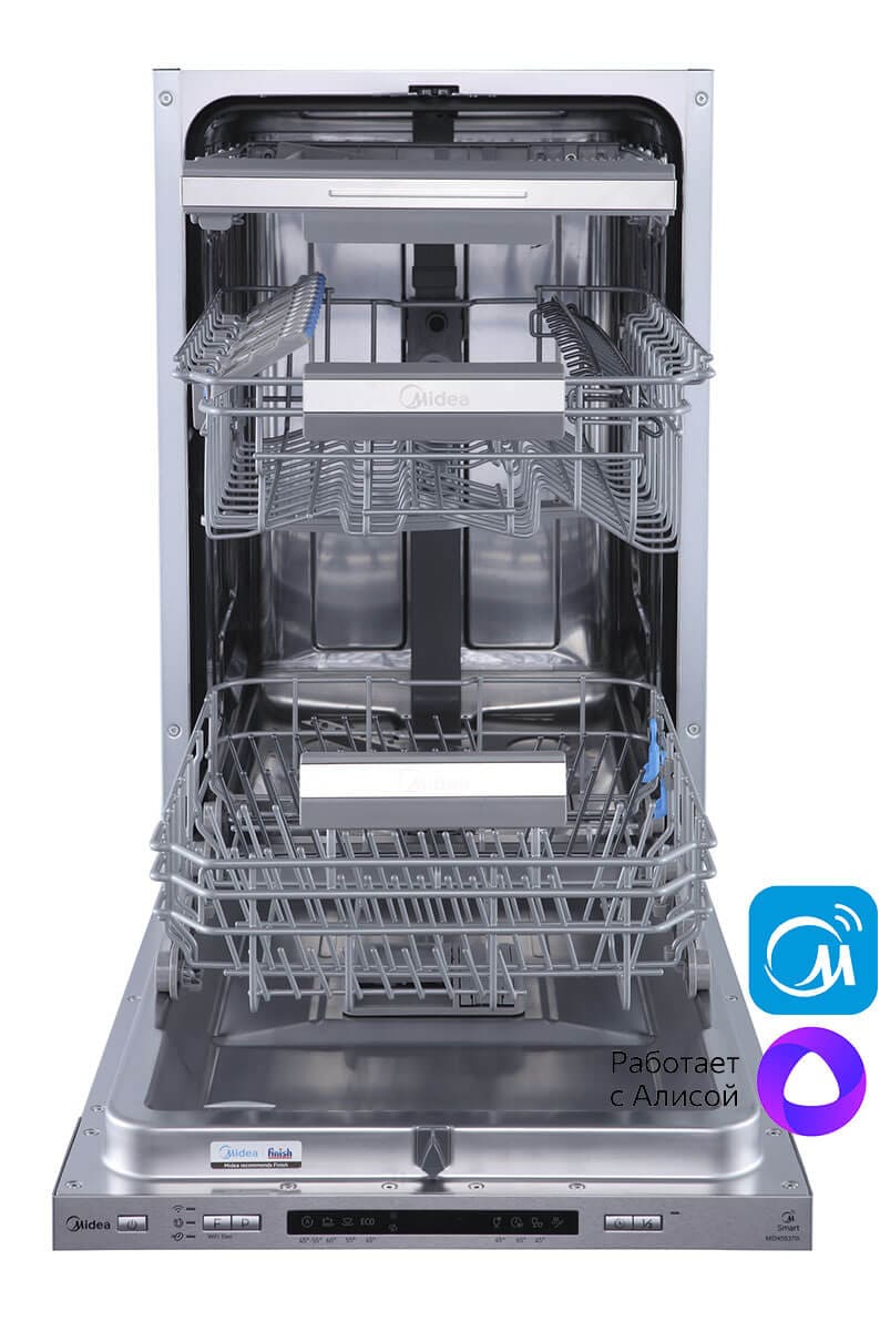 Посудомоечная машина 45 см встраиваемая Midea MID45S370i