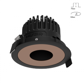 Светильник SWG Combo 2.0 Magnet с Черно Бронзовой Накладкой Power 16Вт Черный, Пружинный / СВГ...