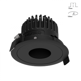 Светильник SWG Combo 2.0 Magnet с Черной Накладкой Power 12Вт Черный, Пружинный / СВГ...