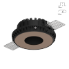 Светильник SWG Combo 2.0 Magnet с Черно Бронзовой Накладкой Slim 10Вт Черный, под Шпатлевку / СВГ...